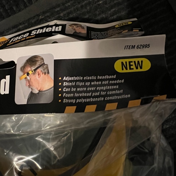 Western Safety Face Shield with Flip-up Visor, Free CD - Picture 5 of 6